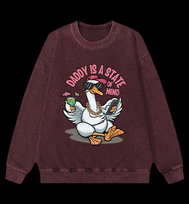 Swag Goose State Vintage Washed 100% Cotton Sweatshirt