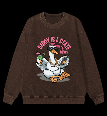 Swag Goose State Vintage Washed 100% Cotton Sweatshirt
