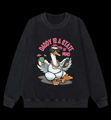 Swag Goose State Vintage Washed 100% Cotton Sweatshirt