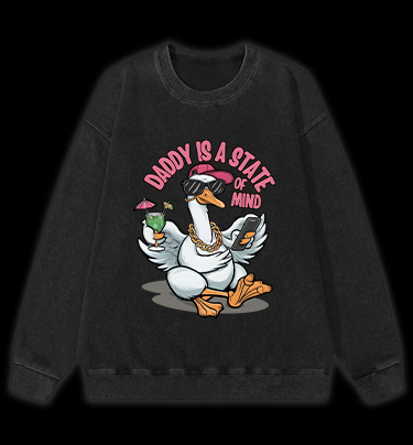 Swag Goose State Vintage Washed 100% Cotton Sweatshirt