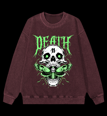 Insect of Doom Vintage Washed 100% Cotton Sweatshirt