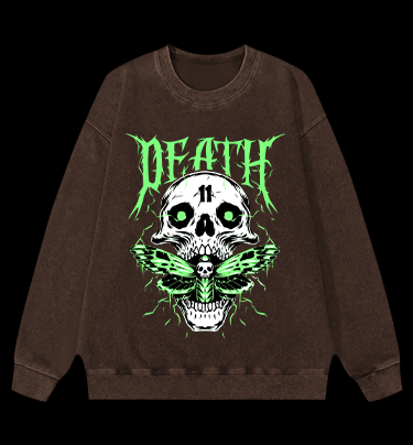 Insect of Doom Vintage Washed 100% Cotton Sweatshirt