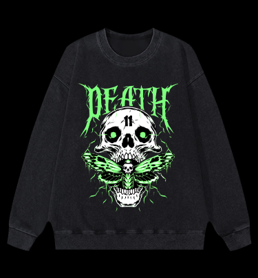 Insect of Doom Vintage Washed 100% Cotton Sweatshirt