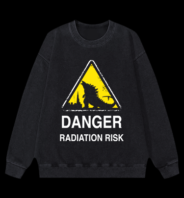 Radiation Risk Vintage Washed 100% Cotton Sweatshirt