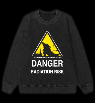 Radiation Risk Vintage Washed 100% Cotton Sweatshirt