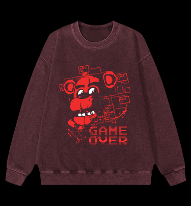 FIVE NIGHTS AT FREOOY'S  Bear Vintage Washed 100% Cotton Sweatshirt