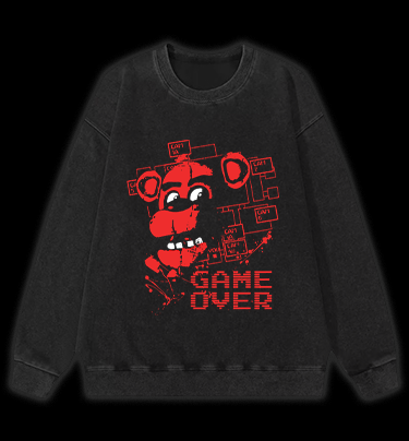 FIVE NIGHTS AT FREOOY'S  Bear Vintage Washed 100% Cotton Sweatshirt