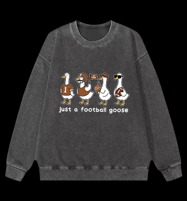 Just a football usa goose Vintage Washed 100% Cotton Sweatshirt