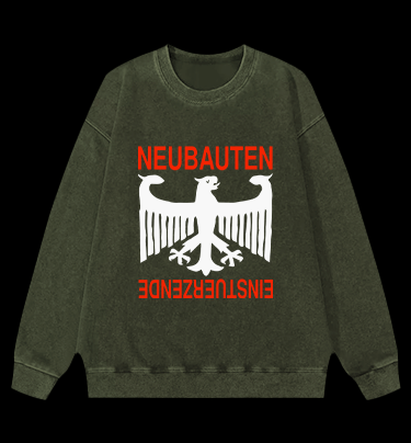 Einstürzende Neubauten Vintage Washed 100% Cotton Sweatshirt