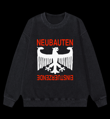 Einstürzende Neubauten Vintage Washed 100% Cotton Sweatshirt
