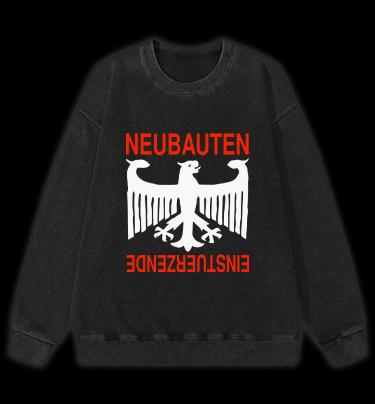 Einstürzende Neubauten Vintage Washed 100% Cotton Sweatshirt