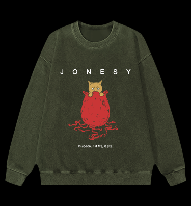 Alien:Jonesy Vintage Washed 100% Cotton Sweatshirt