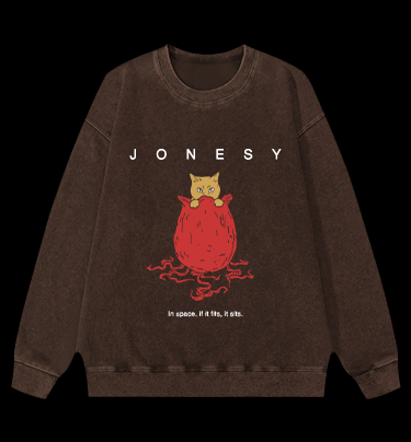 Alien:Jonesy Vintage Washed 100% Cotton Sweatshirt