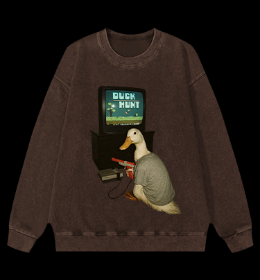 Duck Hunt Vintage Washed 100% Cotton Sweatshirt