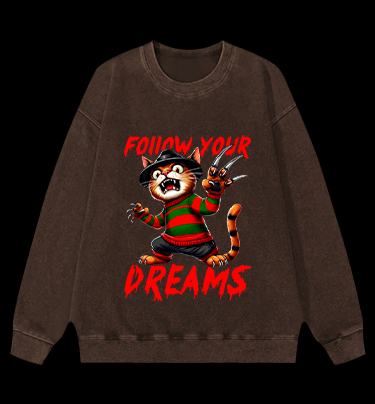A Nightmare on Elm Street Vintage Washed 100% Cotton Sweatshirt