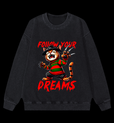 A Nightmare on Elm Street Vintage Washed 100% Cotton Sweatshirt