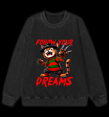 A Nightmare on Elm Street Vintage Washed 100% Cotton Sweatshirt