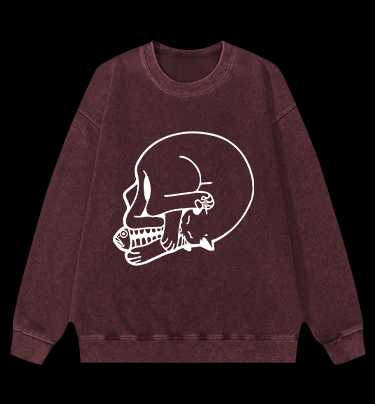 This is actually a cat Vintage Washed 100% Cotton Sweatshirt