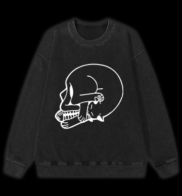 This is actually a cat Vintage Washed 100% Cotton Sweatshirt