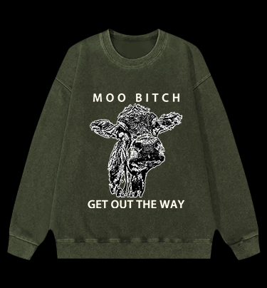 The Roar Of The Goat Vintage Washed 100% Cotton Sweatshirt