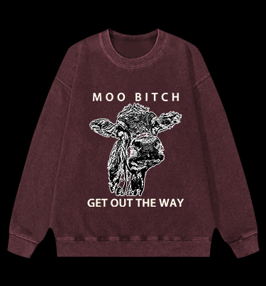 The Roar Of The Goat Vintage Washed 100% Cotton Sweatshirt