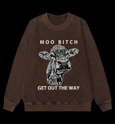 The Roar Of The Goat Vintage Washed 100% Cotton Sweatshirt