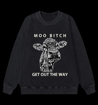 The Roar Of The Goat Vintage Washed 100% Cotton Sweatshirt