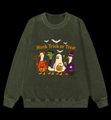 Naughty Goose Vintage Washed 100% Cotton Sweatshirt