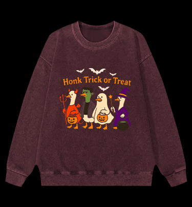 Naughty Goose Vintage Washed 100% Cotton Sweatshirt