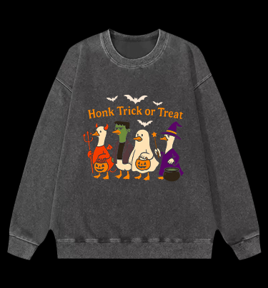 Naughty Goose Vintage Washed 100% Cotton Sweatshirt