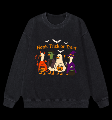 Naughty Goose Vintage Washed 100% Cotton Sweatshirt