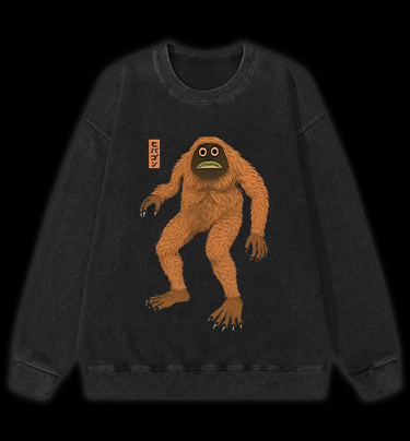 Lost Monster Vintage Washed 100% Cotton Sweatshirt
