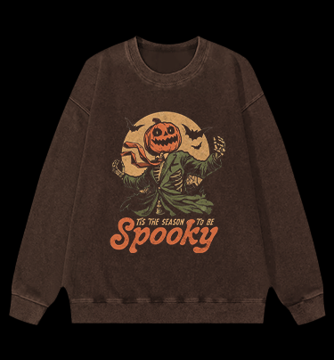Mr. Pumpkin Vintage Washed 100% Cotton Sweatshirt