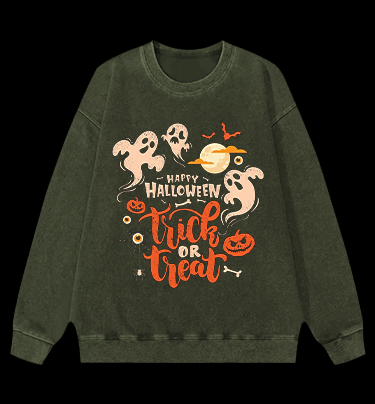 Funny Fuck Duck Vintage Washed 100% Cotton Sweatshirt