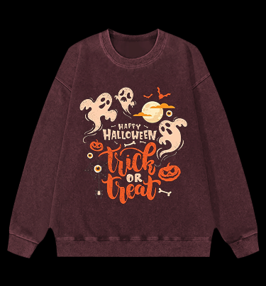 Funny Fuck Duck Vintage Washed 100% Cotton Sweatshirt