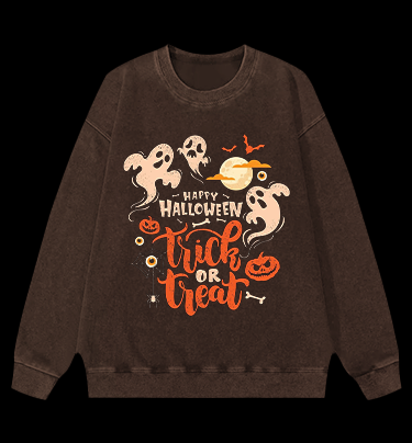 Funny Fuck Duck Vintage Washed 100% Cotton Sweatshirt