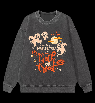 Funny Fuck Duck Vintage Washed 100% Cotton Sweatshirt