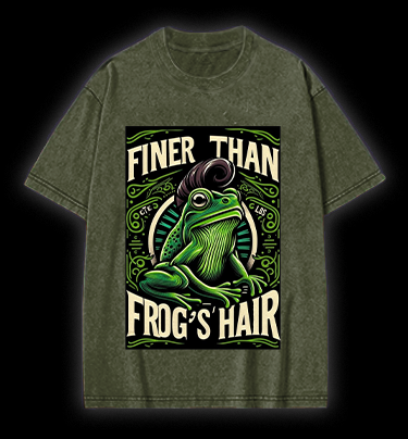 Frog's Style Vintage Washed 100% Cotton T-Shirt