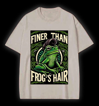Frog's Style Vintage Washed 100% Cotton T-Shirt