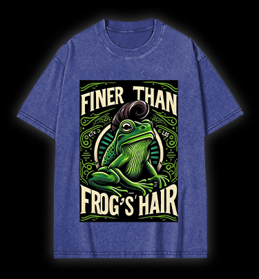 Frog's Style Vintage Washed 100% Cotton T-Shirt
