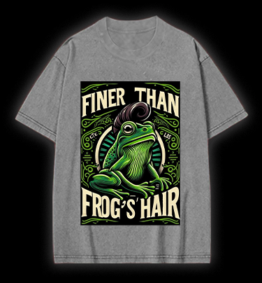Frog's Style Vintage Washed 100% Cotton T-Shirt