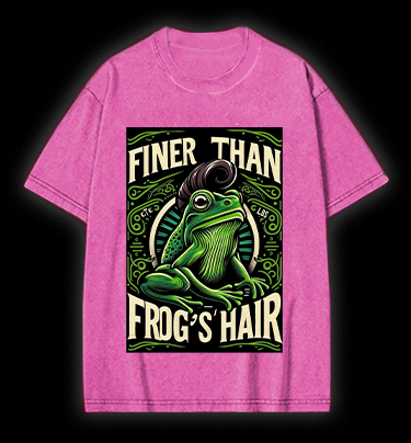 Frog's Style Vintage Washed 100% Cotton T-Shirt