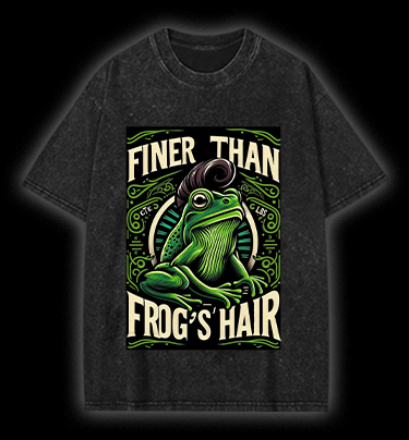 Frog's Style Vintage Washed 100% Cotton T-Shirt