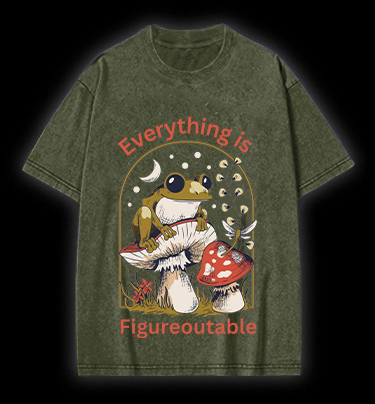 Frog's Figureoutable Vintage Washed 100% Cotton T-Shirt