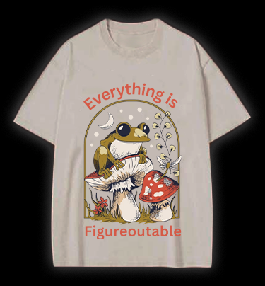 Frog's Figureoutable Vintage Washed 100% Cotton T-Shirt