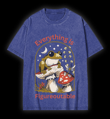 Frog's Figureoutable Vintage Washed 100% Cotton T-Shirt