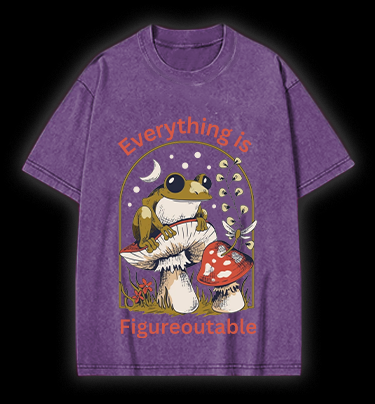 Frog's Figureoutable Vintage Washed 100% Cotton T-Shirt