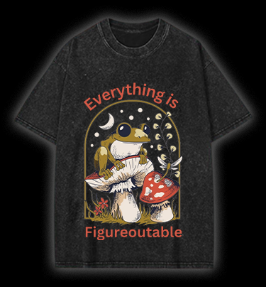 Frog's Figureoutable Vintage Washed 100% Cotton T-Shirt