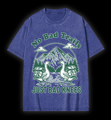 Trail Goose Adventure Vintage Washed 100% Cotton T-Shirt