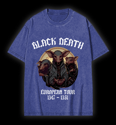 The Plague Mouse Vintage Washed 100% Cotton T-Shirt